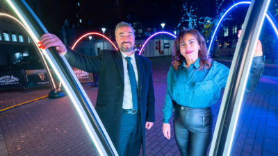 ALL IS BRIGHT: ‘REUNION’ CHRISTMAS LIGHTING INSTALLED IN THE LINEN QUARTER