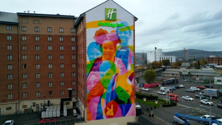 Northern Ireland’s largest mural makes its mark as ‘striking’ addition to Belfast’s Great Victoria Street