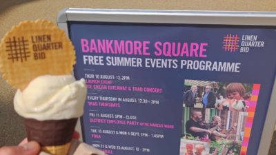 Bankmore square program and ice cream