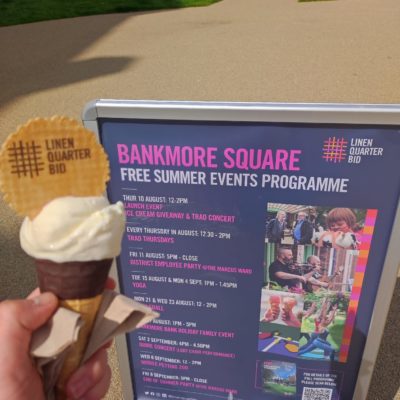 Bankmore square program and ice cream