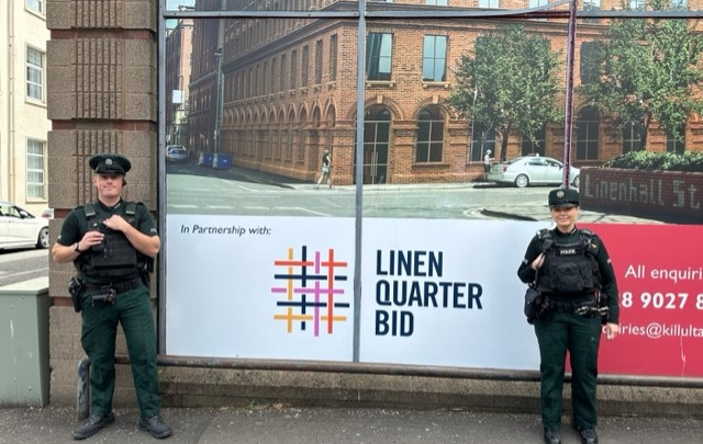 Police Conduct Crime Prevention Patrols Targeting Graffiti In The Linen Quarter