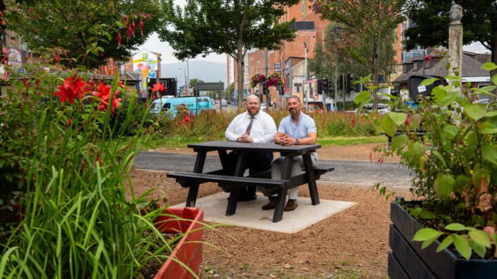 LQ BID negotiates Bankmore Square re-opening with new improvements thanks to DfI partnership