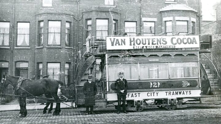 Fleet No 121 is very similar to the previous photo, but the monogram on the side is 