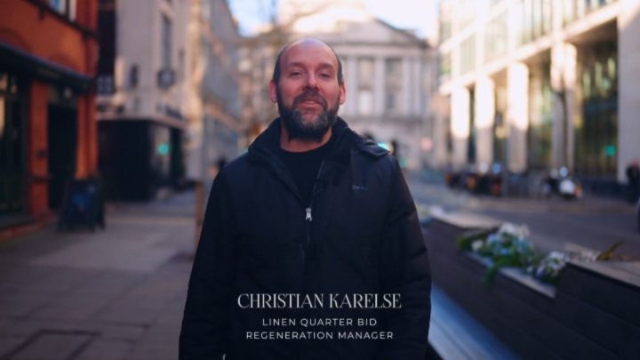 Linen Quarter Mural Showcase